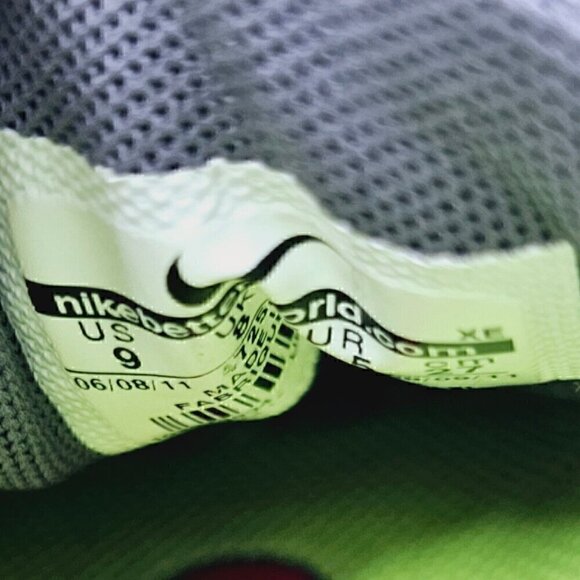 Nike Mens Zoom Structure Plus 15 472505 Gray Green Running Shoes Sneakers Size 9 - Picture 7 of 9